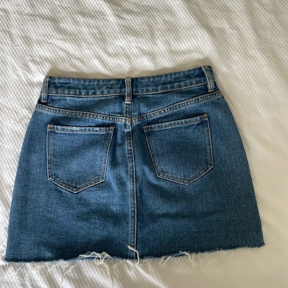 PacSun Blue Mini Denim Pencil Skirt - Picture 5 of 7
